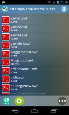 Falcon SWF Player (Flash Game) APK für Android herunterladen