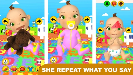 بازی اندروید Talking Baby Games for Kids - پارس هاب