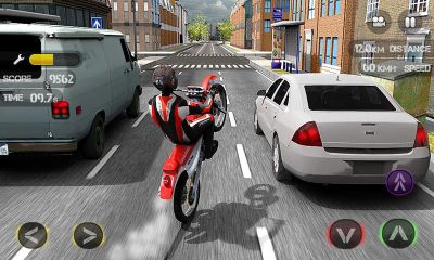 بازی اندروید Race The Traffic Moto FULL - پارس هاب